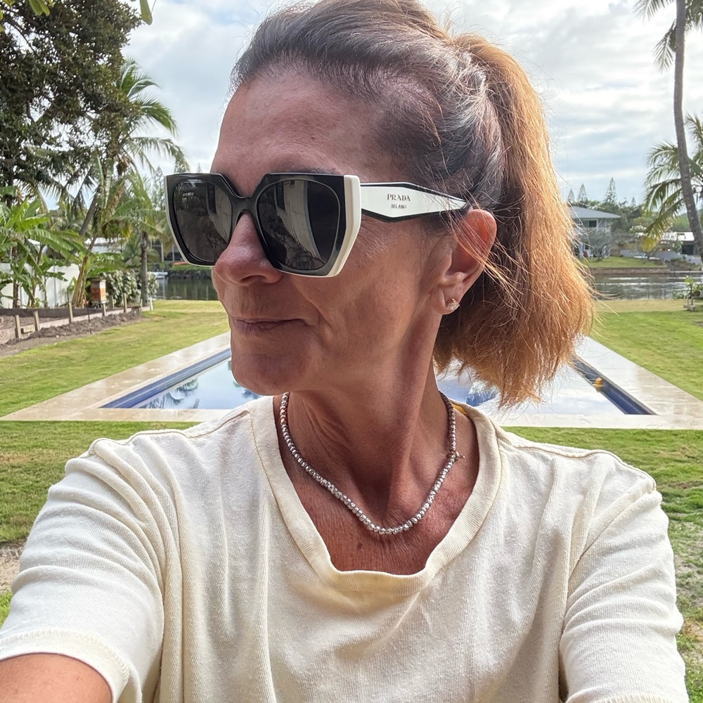 Prada Chic Black and White Sunglasses